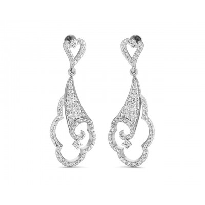 Devya Diamond Dangle Drop Earrings
